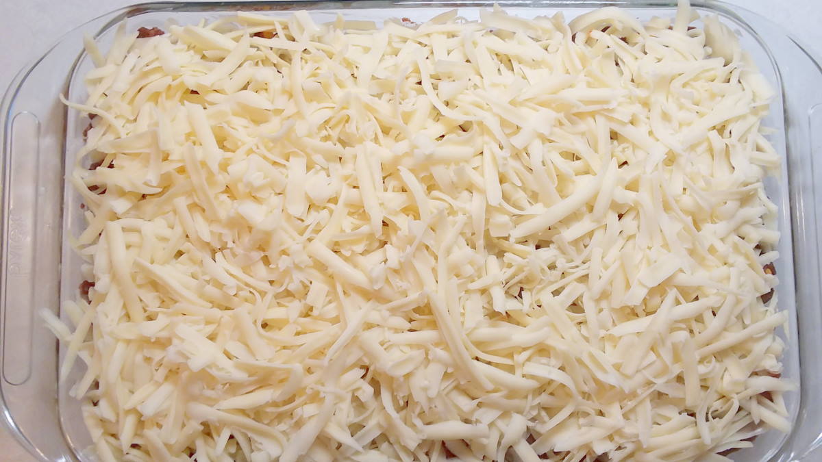 Mexican Casserole ready for baking