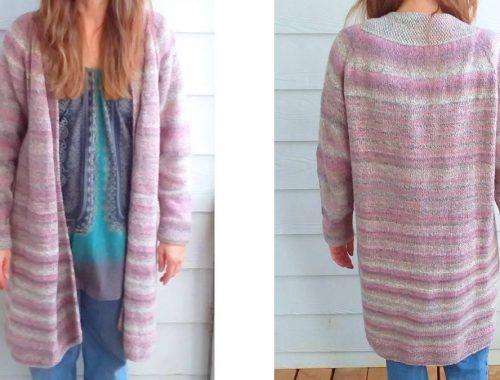 Harvest Sweater Front and Back