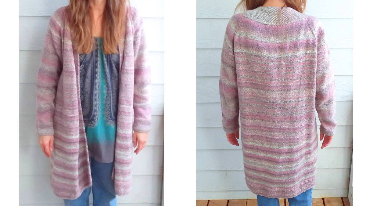 Harvest Sweater Front and Back